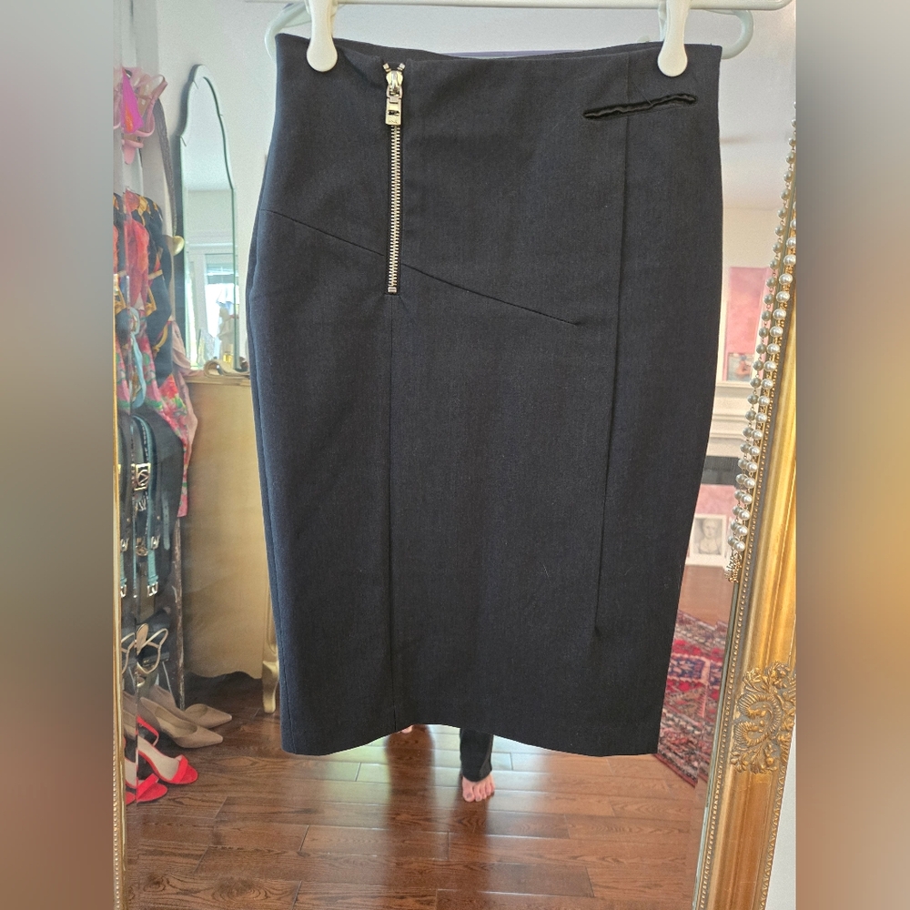 VIintage Black Small Parasuco Jeans Skirt